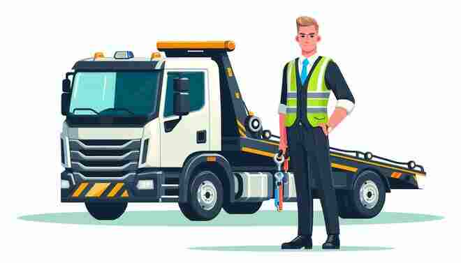 Hydraulic flatbed towing service in Al Khobar for safe vehicle transport